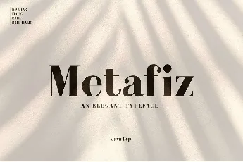 Metafiz font