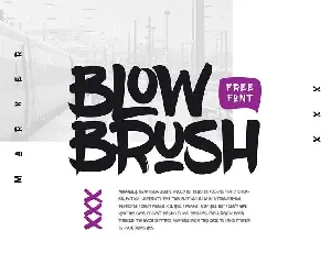 Blow Brush font