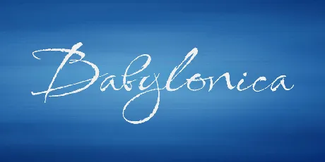 Babylonica font