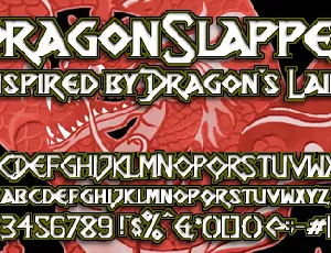 Dragon Slapper font