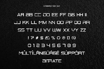 Bitrate font