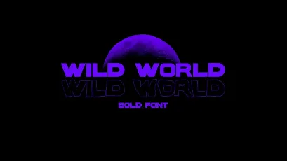 WILD WORLD font