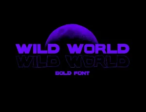 WILD WORLD font