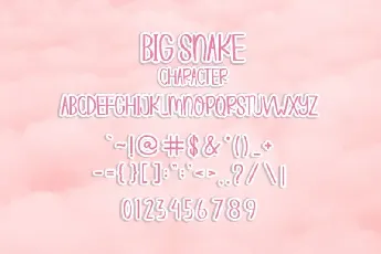 BIG SNAKE Display font