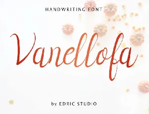 Vanellofa Handwritting font