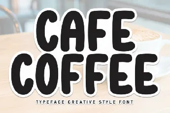 Cafe Coffee Display font