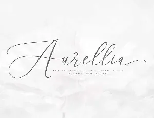 Aurellia Script Free Download font