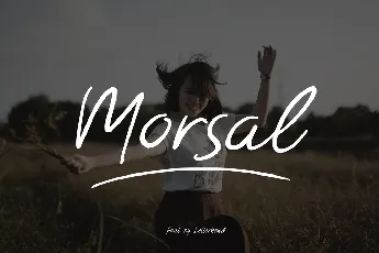 Morsal Handmade Free font