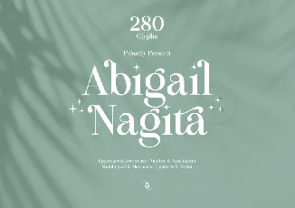 Abigail Nagita font