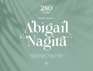 Abigail Nagita font