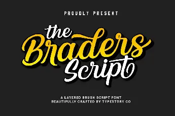 Braders font