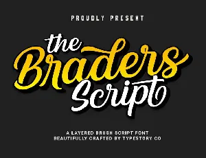 Braders font