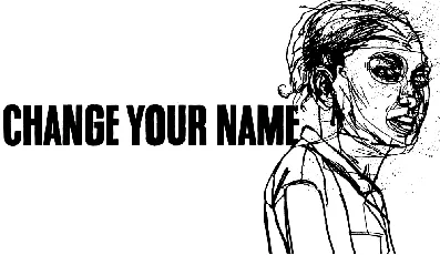 Change your name font