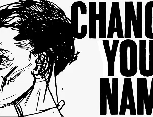 Change your name font