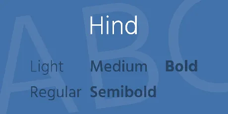 Hind font