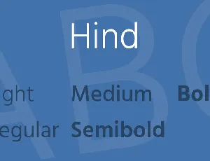 Hind font