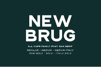 New Brug font