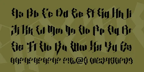 Calligraphy Aquiver font