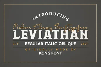 Leviathan font