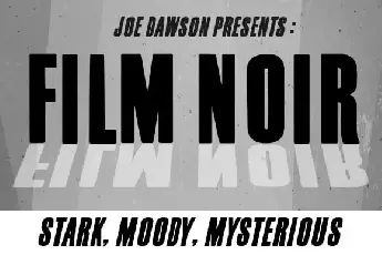 Film Noir Sans Serif font