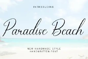 Paradise Beach Script font