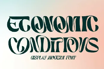 Economic Conditions font