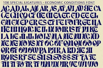 Economic Conditions font