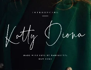 Katty Diona font