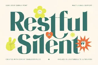 Restful Silent font