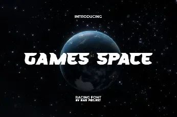 Games Space font