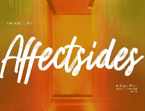 Affectsides font