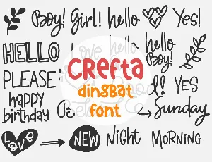 Crefta font