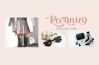 Revanie script font