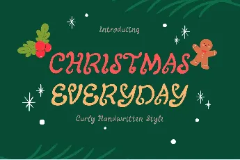 Christmas Everyday font