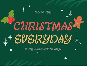 Christmas Everyday font