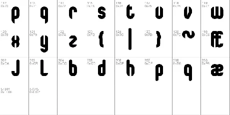 Encapsulate font