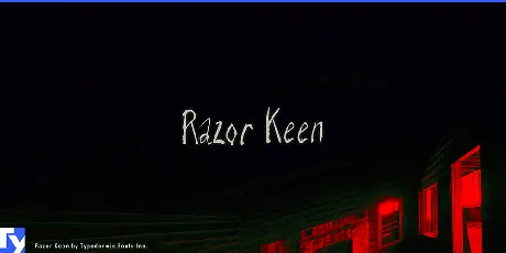 Razor Keen font