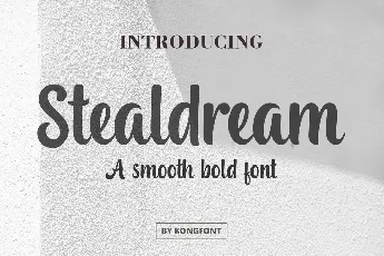 Stealdream font