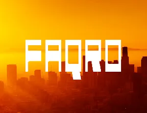 Faqro font