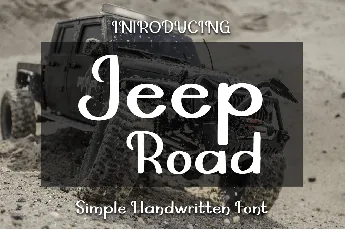 Jeep Road font