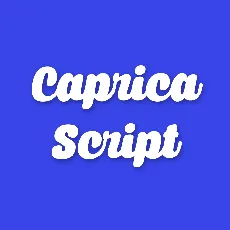 Caprica Script font