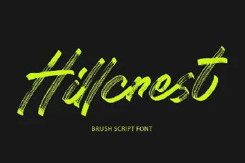 Hillcrest font