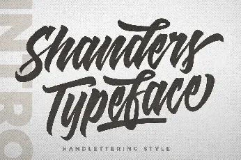 Shanders Script Free Download font