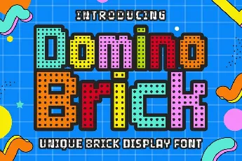 Domino Brick font