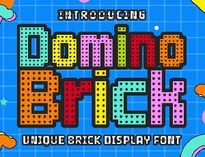 Domino Brick font