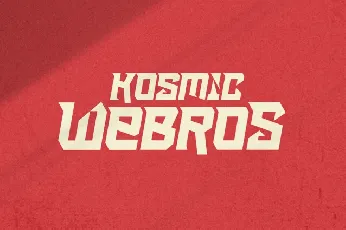 Kosmic Webros font