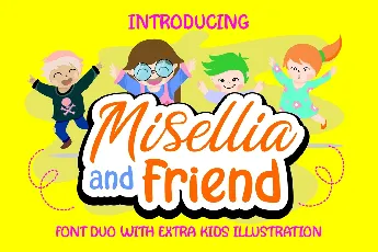 Misellia and Friend Script font