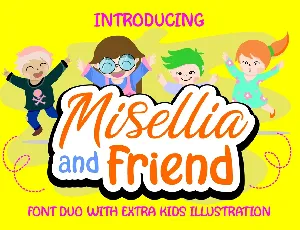 Misellia and Friend Script font