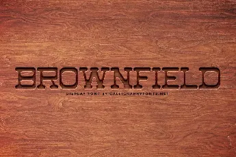 Brownfiled Demo font