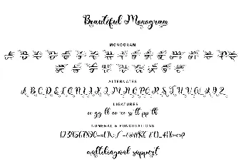 Monogram font